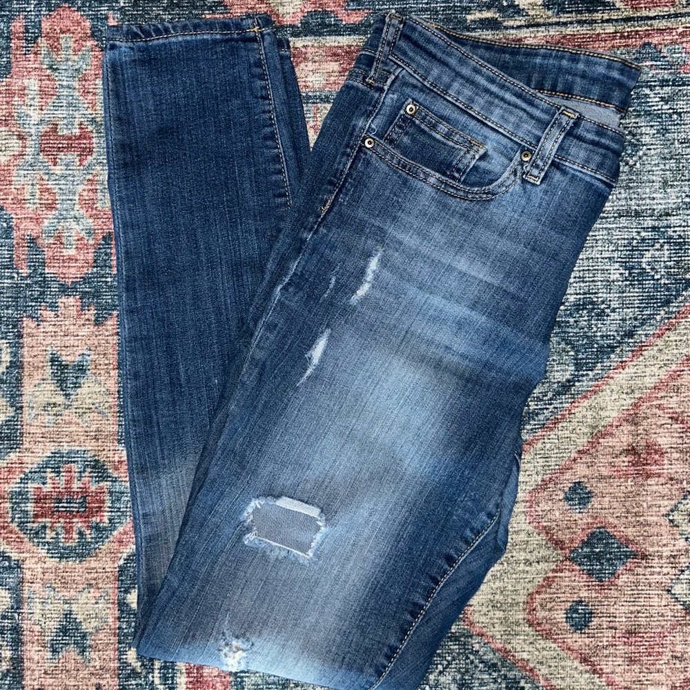 Gap Distressed Women's Denim Jean Leggings / Skinny Jeans 8/29R